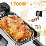 COSTWAY 3.2Qt Stainless Steel Electric Deep Fryer