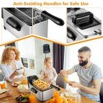 COSTWAY 3.2Qt Stainless Steel Electric Deep Fryer