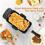 COSTWAY 3.2Qt Stainless Steel Electric Deep Fryer
