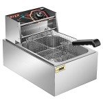 VIVOHOME 2500W Electric Fish Fryer, 10.6 QT