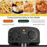 5.3QT Electric Deep Fryer with Three Baskets