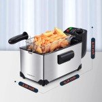 Aigostar Electric Deep Fryer with View Window