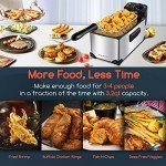 Aigostar Electric Deep Fryer with View Window
