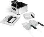 5.3QT Electric Deep Fryer with Three Baskets