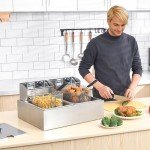 Large Capacity Electric Deep Fryer with Baskets