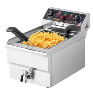 ROVSUN 12.5QT Electric Deep Fryer with Timer
