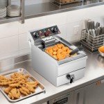 ROVSUN 12.5QT Electric Deep Fryer with Timer