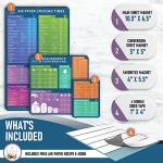 Air Fryer Cheat Sheet Magnets - Cooking Guide