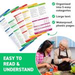 Air Fryer Cooking Cheat Sheet Magnet Set
