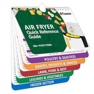 Air Fryer Cooking Cheat Sheet Magnet Set