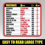 Air Fryer Cooking Times Cheat Sheet Magnet