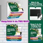 Air Fryer Cooking Cheat Sheet Magnet Set