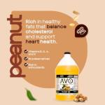 AVO Non-GMO Peanut Oil for Frying, 1 Gallon