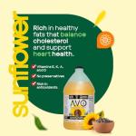 AVO Non-GMO High Oleic Sunflower Oil - 1 Gallon