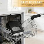 Pukomc Electric Deep Fryer with Adjustable Temperature