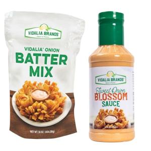 Vidalia Sweet Onion Batter Mix & Blossom Sauce Bundle