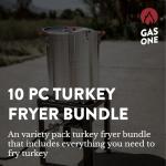 30 QT Turkey and 10 QT Fish Fryer Set
