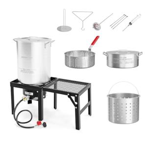 ROVSUN 30QT Turkey Fryer & 10QT Fish Fryer Kit