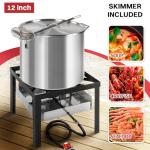 60 Qt Seafood Boiling Pot with Accessories