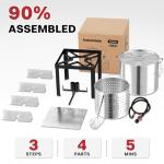 60 Qt Seafood Boiling Pot with Accessories