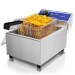 DULONG Stainless Steel Electric Deep Fryer with Control