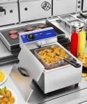 DULONG Stainless Steel Electric Deep Fryer with Control
