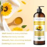 Velona Organic Sunflower Oil - 64 Fl Oz