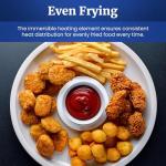 Elite Gourmet Electric 4.5 Qt Immersion Deep Fryer