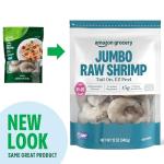 Raw Jumbo Easy Peel Tail-On Shrimp, 12 Oz