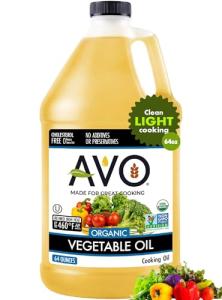 AVO Organic 100% Vegetable Oil, 64 Fl Oz
