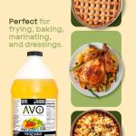 AVO Organic 100% Vegetable Oil, 64 Fl Oz