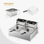 Electric Fryer for Turkey, Fries, Donuts - 12L