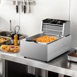 ROVSUN 11.4QT Electric Deep Fryer with Basket