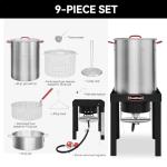 CreoleFeast 30 Qt. Turkey & 10 Qt. Fish Fryer