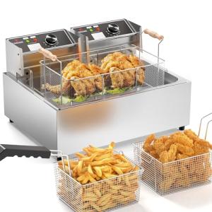 TANGME 3400W Commercial Electric Deep Fryer