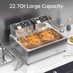 TANGME 3400W Commercial Electric Deep Fryer