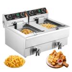 VEVOR 11L Stainless Steel Double Pot Fryer