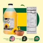 AVO Organic High Oleic Sunflower Oil, 64 Fl Oz