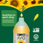 AVO Organic High Oleic Sunflower Oil, 64 Fl Oz