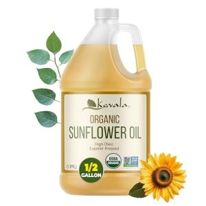Kevala Organic Sunflower Oil – 64 oz, Gluten Free