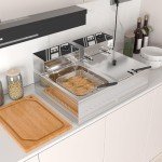 22.8QT Electric Deep Fryer with Dual Baskets