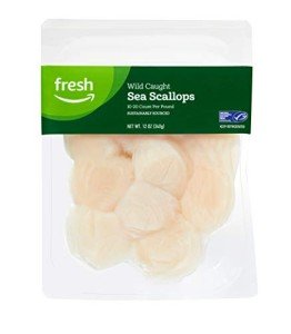 Wild Caught Sea Scallops, 12 Oz Pack