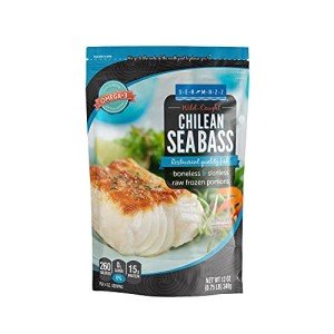 Seamazz Chilean Sea Bass, 12 Oz Frozen Fillet