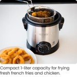 Chefman Fry Guy Deep Fryer with Removable Basket