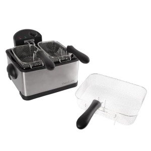 4L Electric Deep Fryer with Dual Baskets