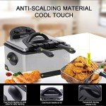 Secura 1700W Triple Basket Electric Deep Fryer