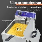 DULONG Stainless Steel Electric Deep Fryer with Control
