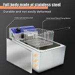 DULONG Stainless Steel Electric Deep Fryer with Control