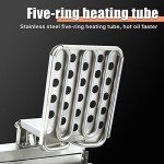 DULONG Stainless Steel Electric Deep Fryer with Control