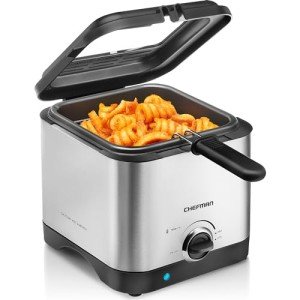 Chefman Compact Deep Fryer with Adjustable Temp Control